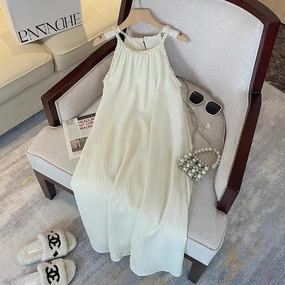 Abiti Eleganti Chic Estivi Per Le Donne Abiti Lunghi Da Festa Di Compleanno In Tinta Unita Maxi Beach Prendisole Robe Vestido Girls Fashion