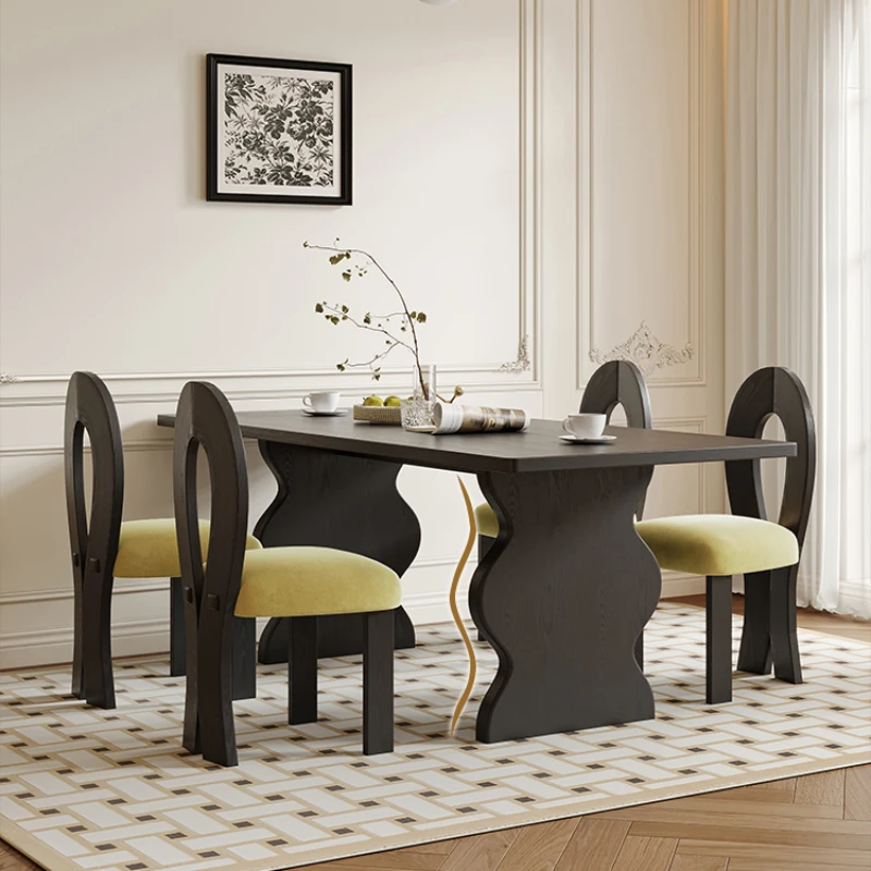 Complete Kitchen Furniture Home Dining Room Set Mobile Tables Nordic Living Cabinets Relaxing Chair Luxury Muebles Dinning Table