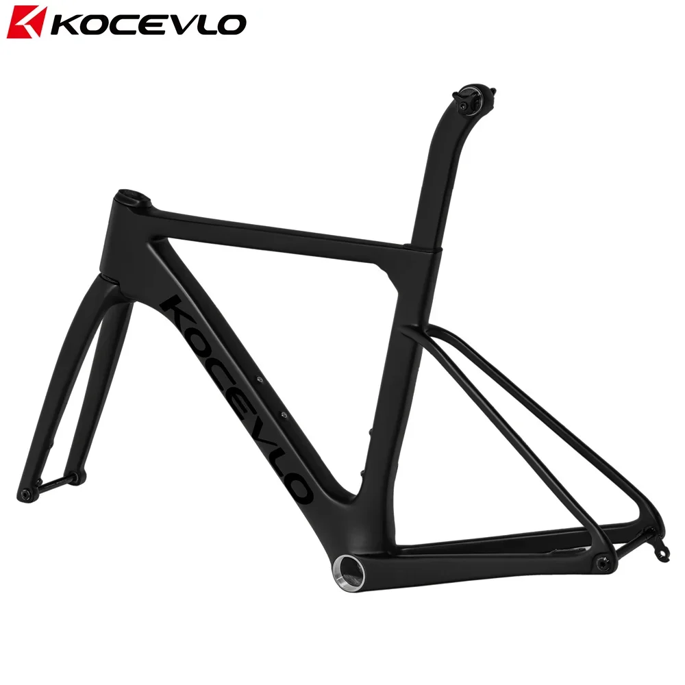 KOCEVLO carbon road frame MODEL disc brake Max road bicycle frameset full internal cable carbon bike design 44 56cm