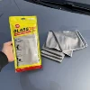 AUTOBRIGHT Gray 40cm x 40cm 400GSM High-Quality Glass Cleaning Towel for Cars Kitchenware Windows Interiors Electronics Cloths 2
