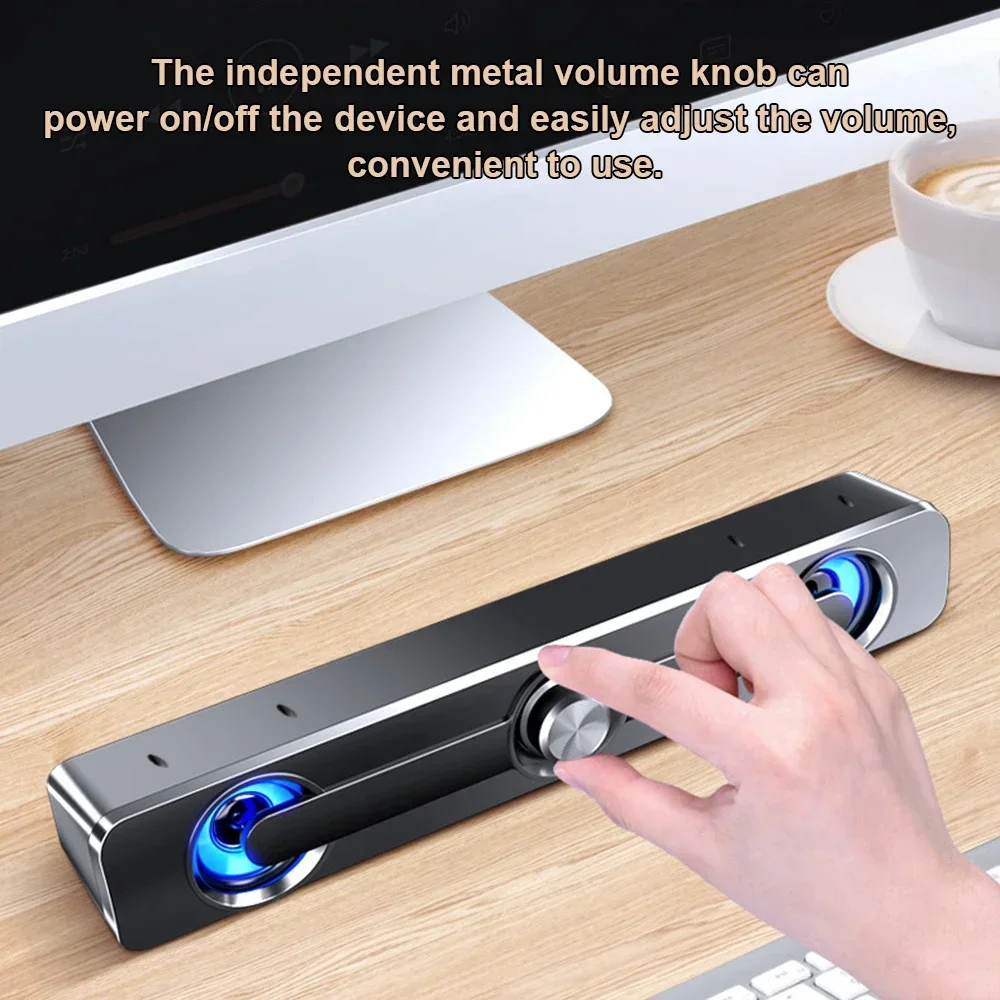Description Picture 5 of itemV-111 Computer Speaker USB Wired Powerful  Bar Stereo Subwoofer Bass Speaker Surround  Box for PC Laptop Phone Tablet MP3 MP4