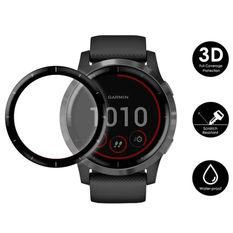 

3D Curved Soft Protective Film Full Cover For Garmin Vivoactive 5/4/4s Venu 3/3s/2/2s Smart Watch Venu2 Plus Screen Protector