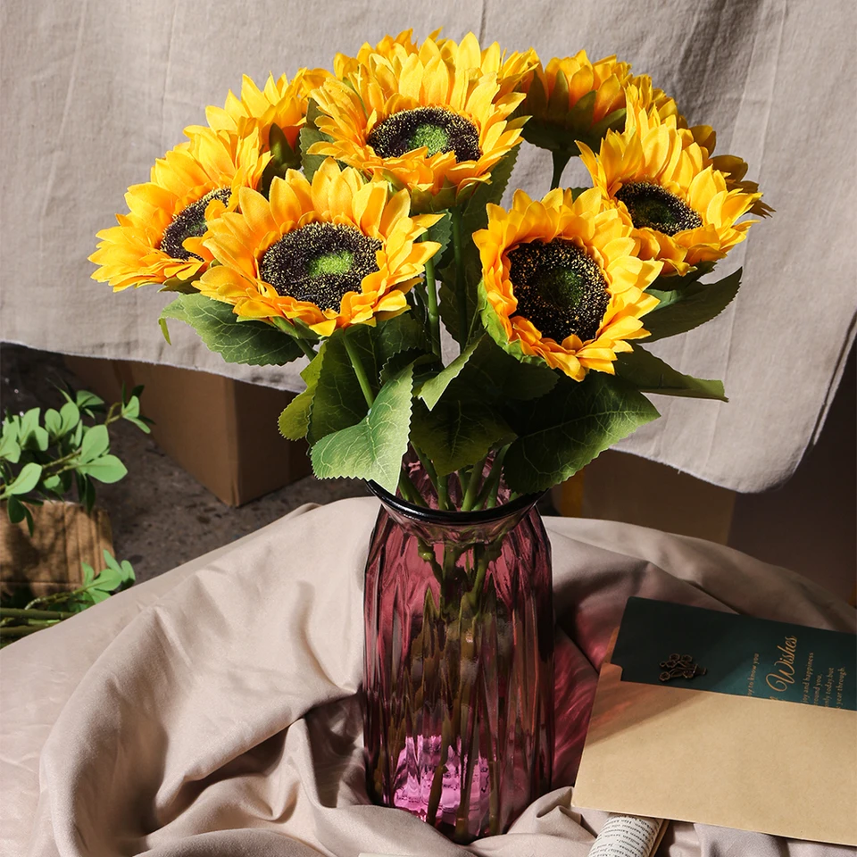 PATIKIL 1.77 Artificiale Multistrato Fiore Teste 50 Pacco Seta Multistrato Finto Fiori Teste per Matrimonio Floreale Bouquet Decorazione Fai da Te Artigianato Realizzare Arancione