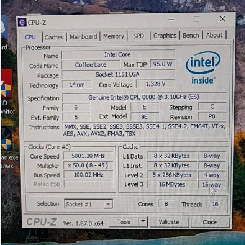 core processor Intel Core i9-9900K Processor ES/QS CPU i9 9900k QQBY 8core 16thread i9 9900K 3.1GHz 16MB 14nm 95W FCLGA1151 cpu computer