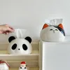 Cute Panda Tissue Box Drawing Box in The Living Room Bathroom Ceramic High-end Coffee Table Paper Box Home Decoration Napkins 1