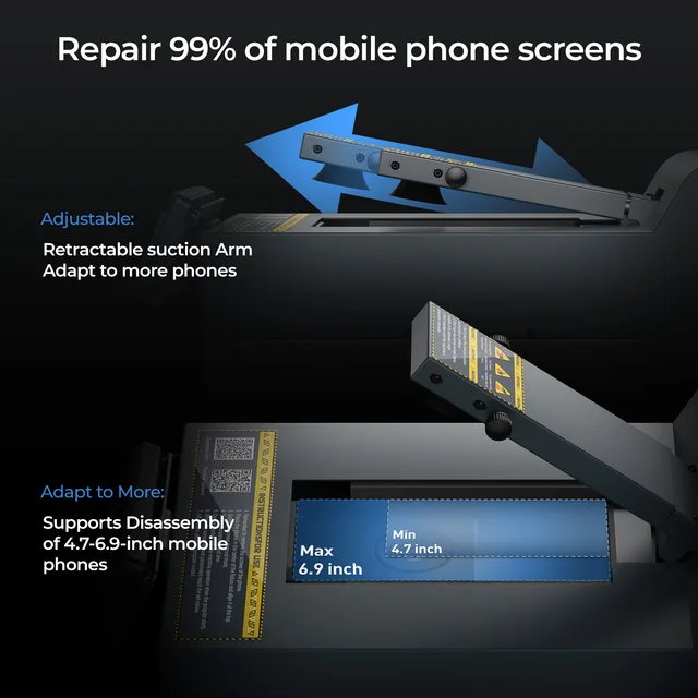 سخان وفتاحة شاشات Xwitzeal CP1 – نظام مزدوج (يدوي وأوتوماتيك) 3