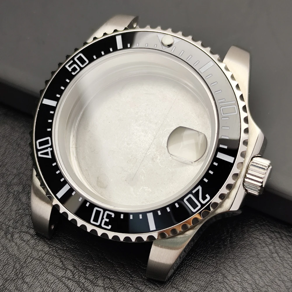 Premium 40.5MM Sapphire Glass GMT Case with Bidirectional Rotating Bezel for 28.5MM Dial and 20mm Strap