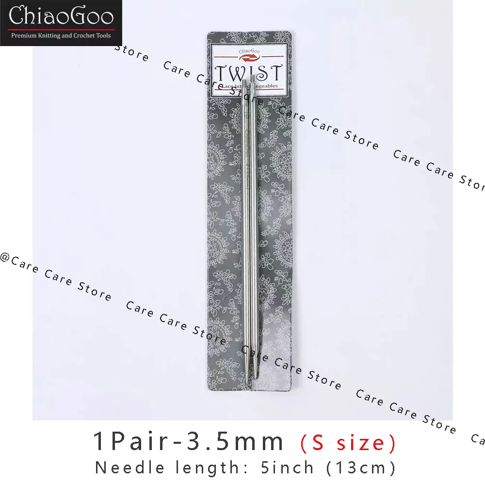 CHIAOGOO Puntas De Aguja Intercambiables, De Encaje Rojo, Mini, Acero