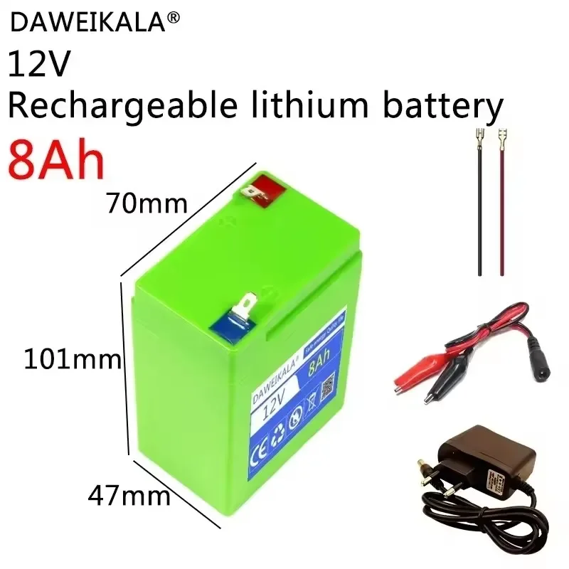 Batterie au lithium Rechargeable 12V, nouvelle origine, batteries au plomb alternatives pour voitures jouets, éclairage LED, batterie extérieure 1 Batterie au lithium Rechargeable 12V, nouvelle origine, batteries au plomb alternatives pour voitures jouets, éclairage LED, batterie extérieure 1