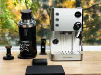 Espresso Machine, Brushed Stainless Steel 2