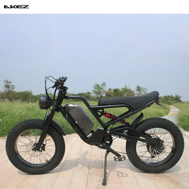 Electric Bicycle Electric Bike Full Suspension 1500W 48V 18AH Removable Battery Fat Tire Hydraulic Brake Adults
