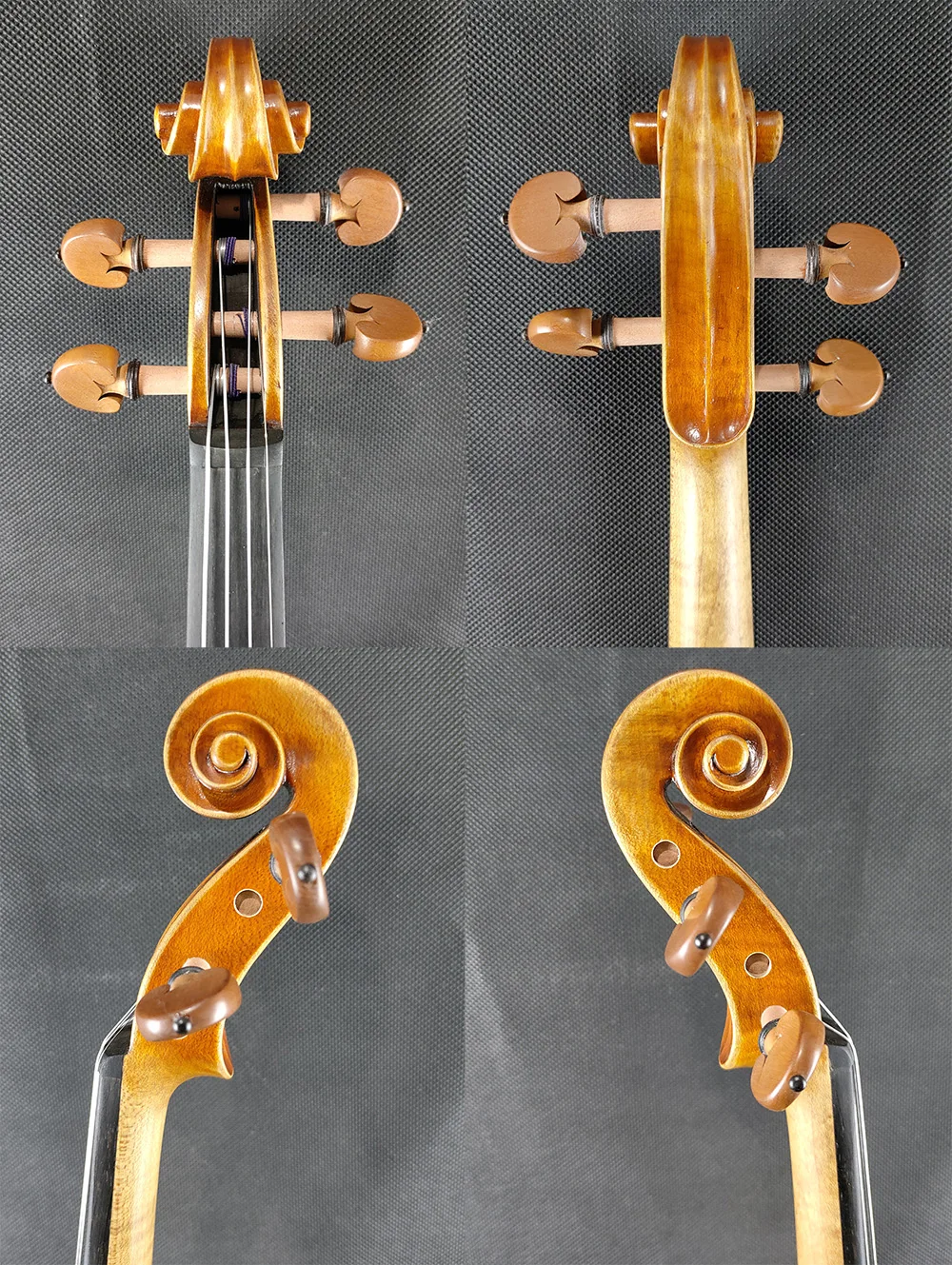 Acoustic Violin 4/4 Size Amati Model Handmade Oil Varnish Spruce Copy 19th Century French 50 Years Old