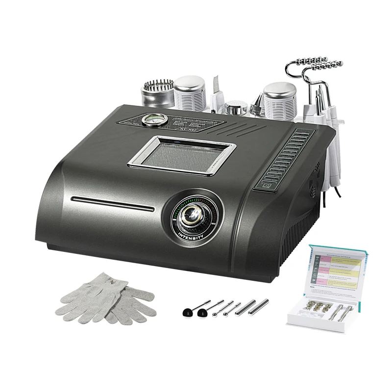 

NV-N97 7 in 1 multiple beauty instrument hot cold hammer ultrasonic skin scrubber spa equipment