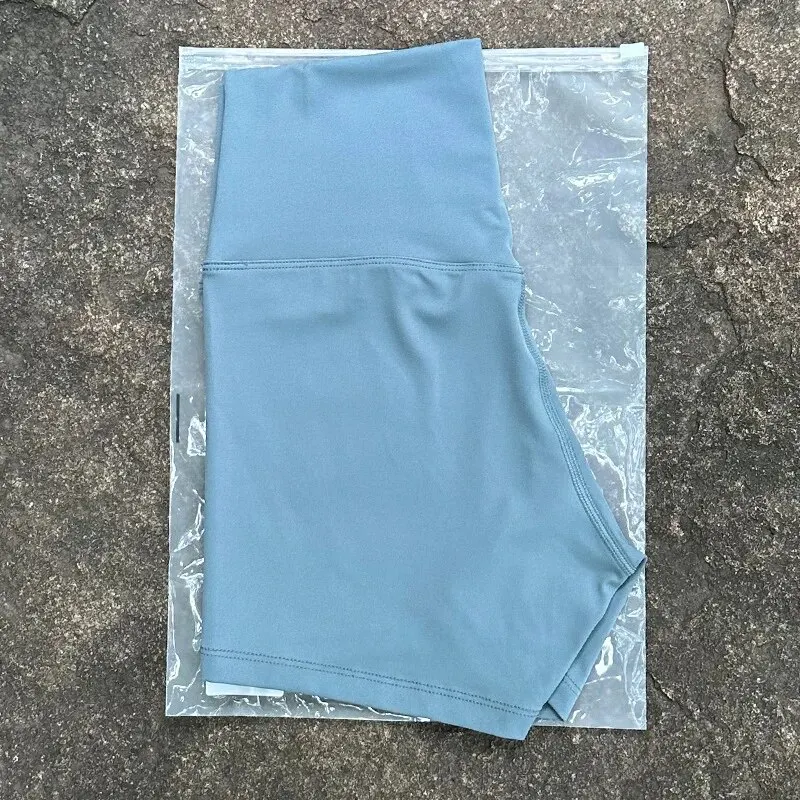 Women's Sexy High Waist Solid Color Yoga Shorts - Soft, Tight, and Perfect