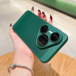 Cooling Matte Heat Dissipation Grid Case with Ultra Glass Lens Protection - P50E (Dark Green)