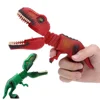 1PC Creative Funny Spoof Shark Telescopic Spring Manipulator Clip Bite Hand Dinosaur Prank Parent-child Interaction Toys 3