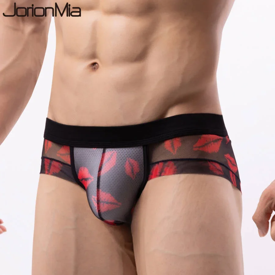 Sous-vêtements pour hommes slips respirants taille basse