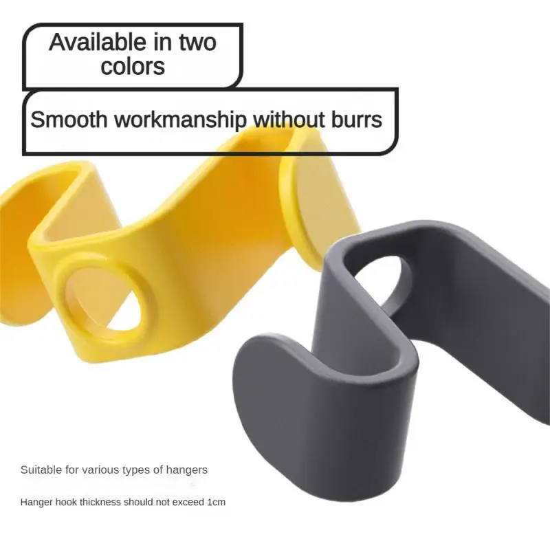 

Double-sided Clothes Hanger for Connector Hook Seamless Wardrobe Storage Hanging Clothes Hanger Hook Clothing & Wardrobe
