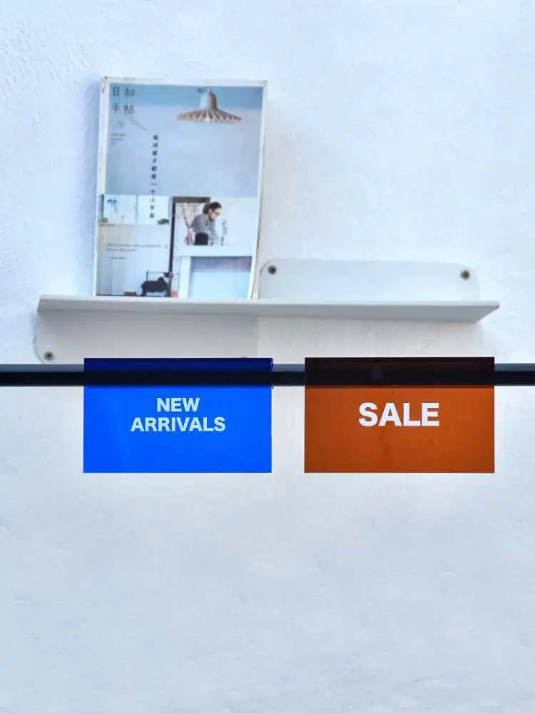 Kreatives Acryl-Hängeschild, Verkaufsschild, Identifikationsschild, hängendes Werbeschild, Anleitungsschild, Erinnerungsschild – Detail 4