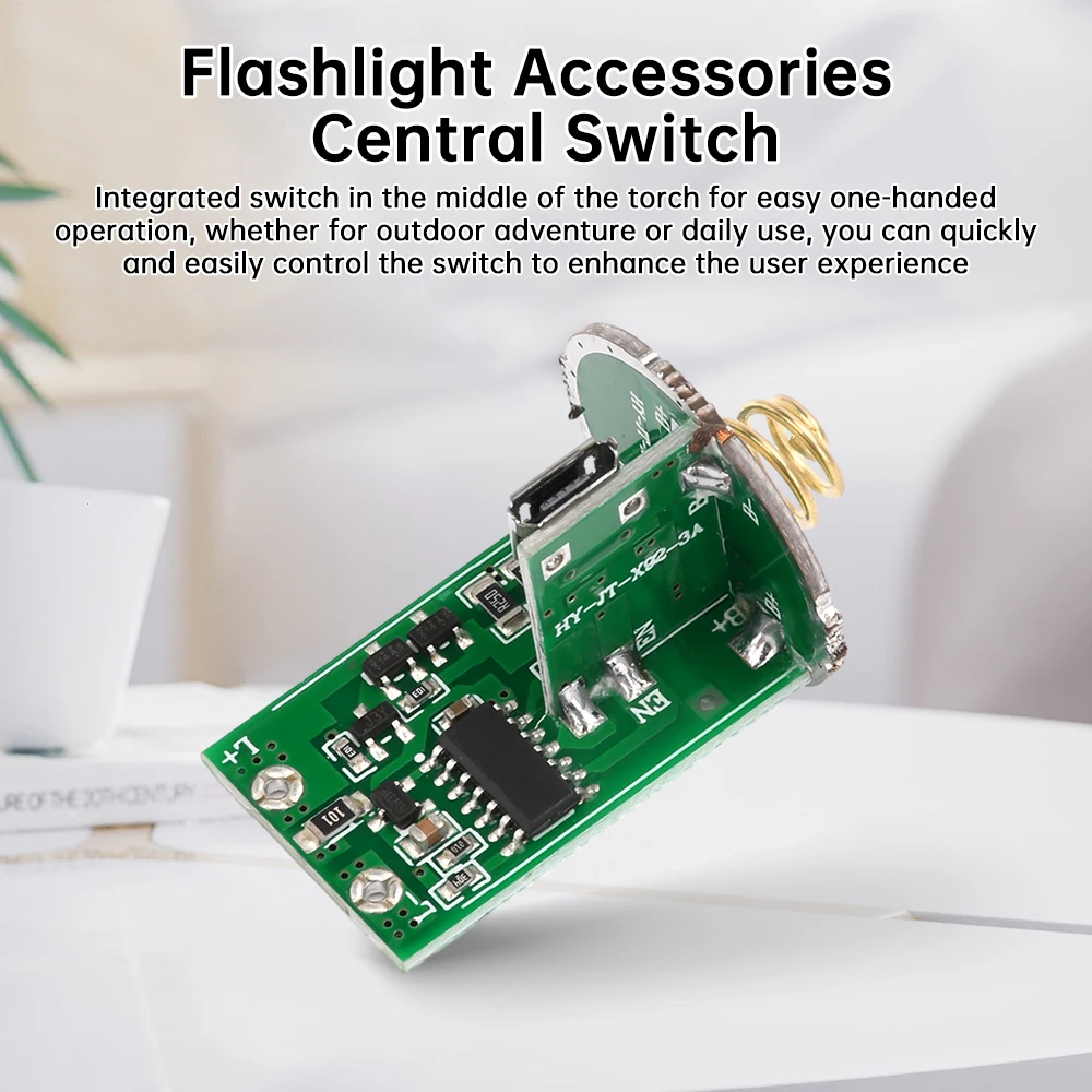6-8.4V Dual Lithium Driver Board 10W LED Drive Board 3 Modes PCB Circuit Two 18650 or 26650 DIY Accessories J922B