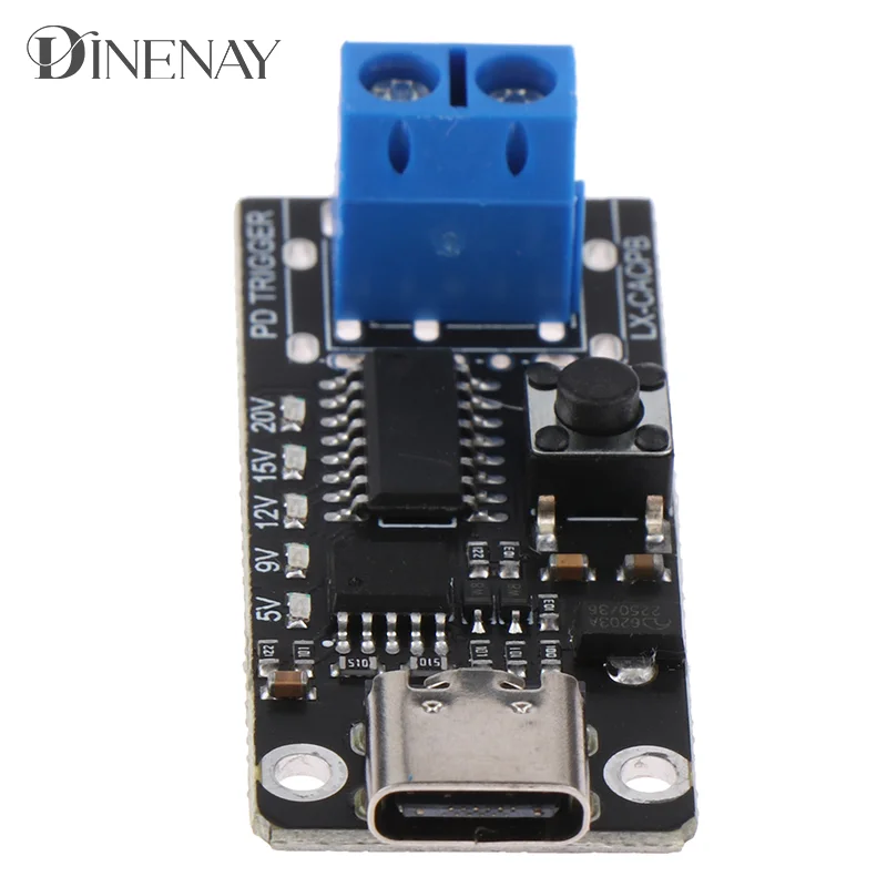 고속 충전 보드, 고속 충전기, 전원 공급 부스트 모듈, 100W 5A, C타입 USB C QC PD 디코이 트리거 모듈