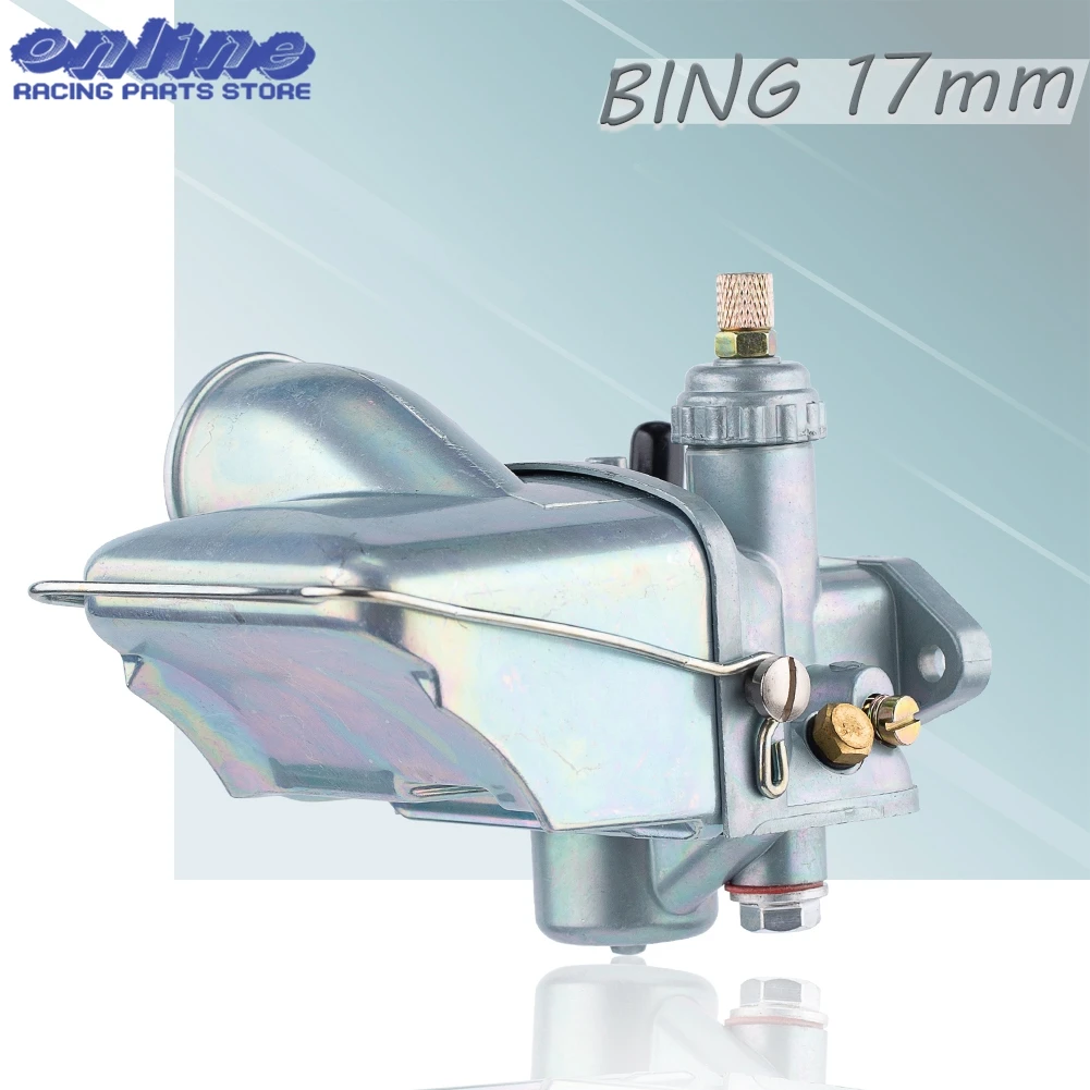 

17mm Carburetor Motorcycle For Bing Type SSB 1/17/68 For 50/4 Engine R50S Sachs Motor For KTM DKW Miele Moped 50/A 50/2 50/3