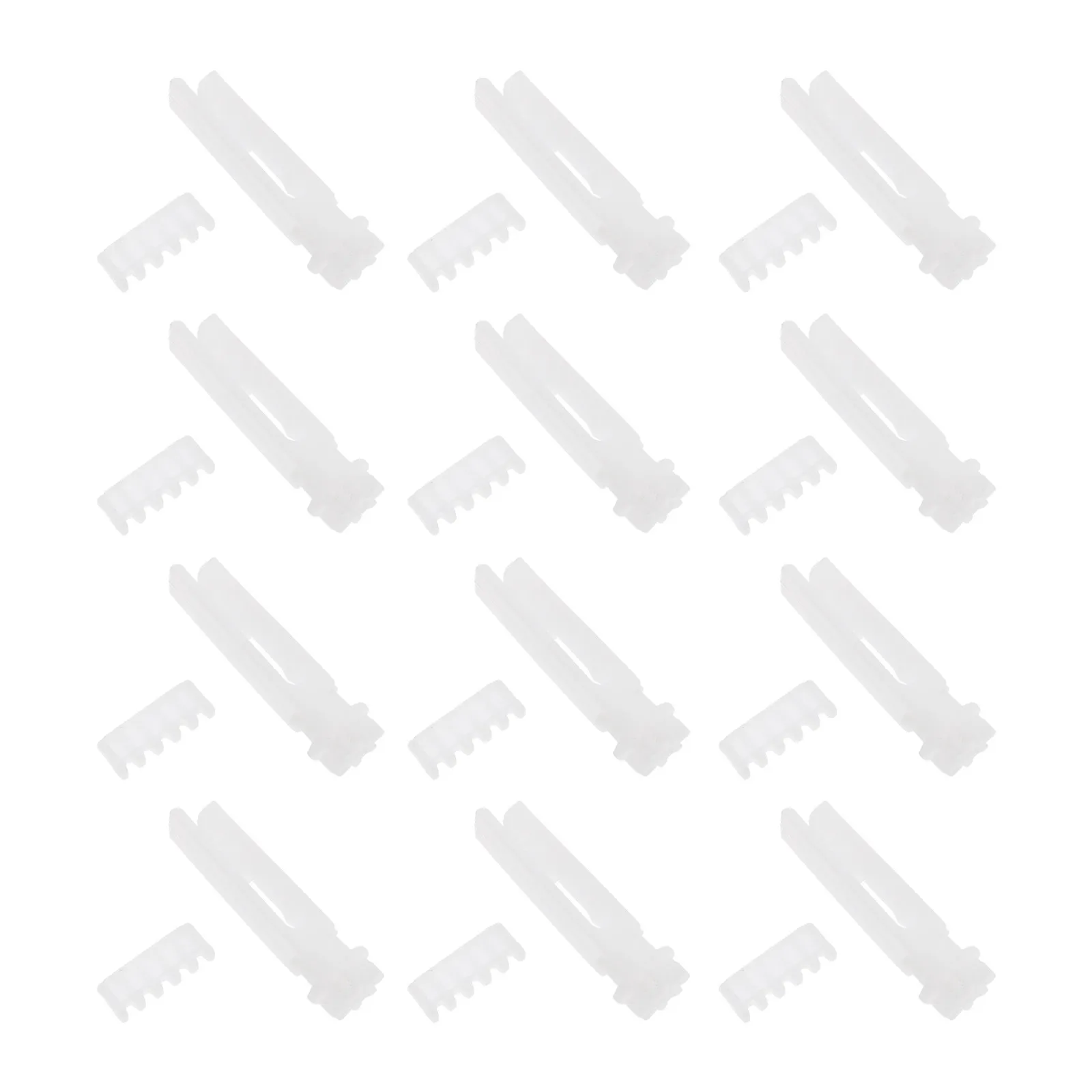 12Pcs 수직 커튼 수리 풀리 수직 블라인드 유지 보수를 위한 PVC 플라스틱 블라인드 캐리어 휠 간편한 설치 교체