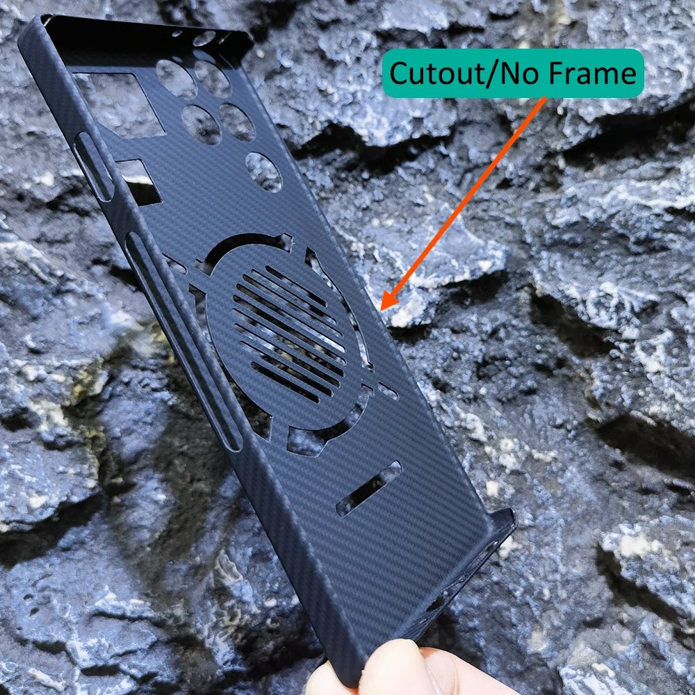 Premium Real Carbon Fiber Aramid Super Ultra Thin Lightweight Case
