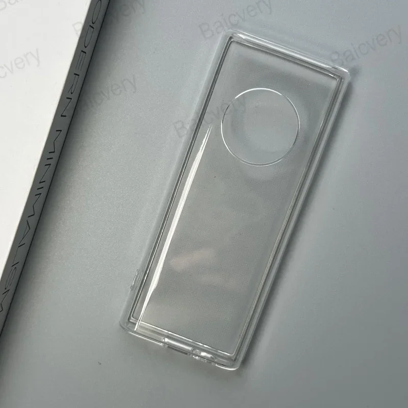 Transparent Clear Black Protective Phone Case with Magnetic Bracket