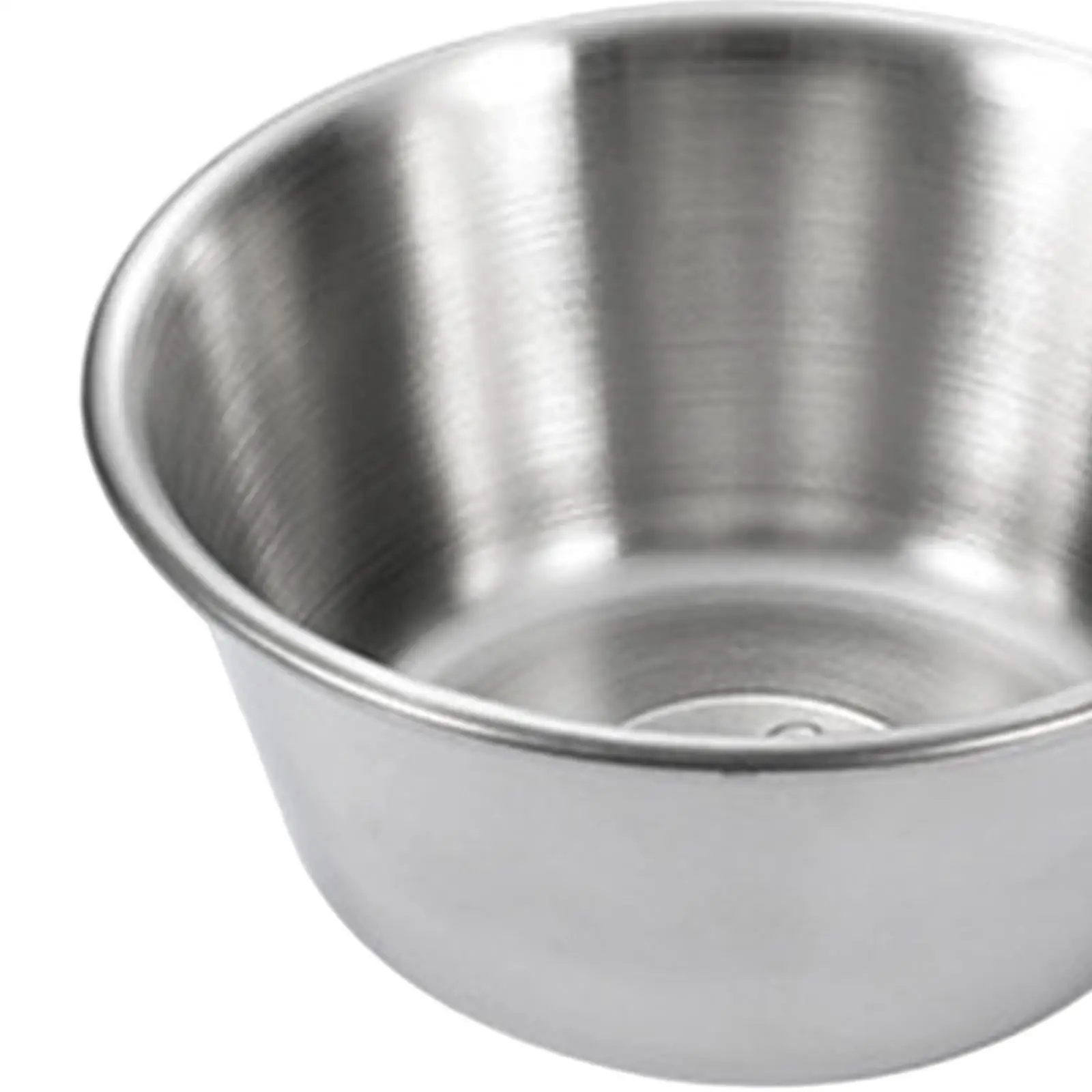 Camping Bowl Cookware Utensil Stainless Steel with Foldable Handle Drink