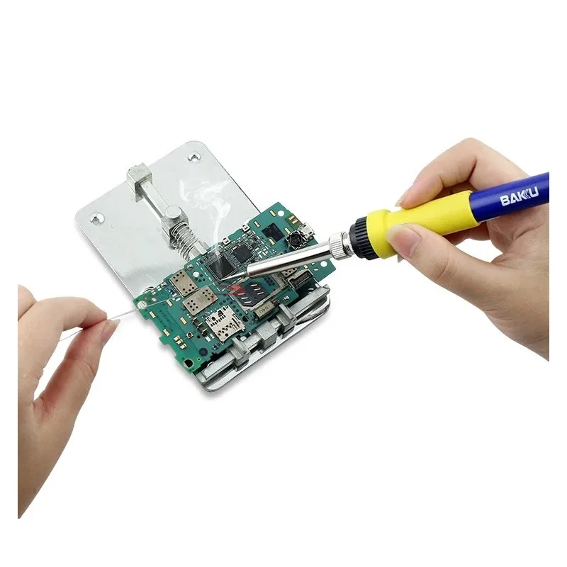 BAKU Soldering Iron Tip 40W 220V 5 Pin Electric Solder ESD Safe for 701L 702L 936D Welding Handle Replacement Male Connector 6