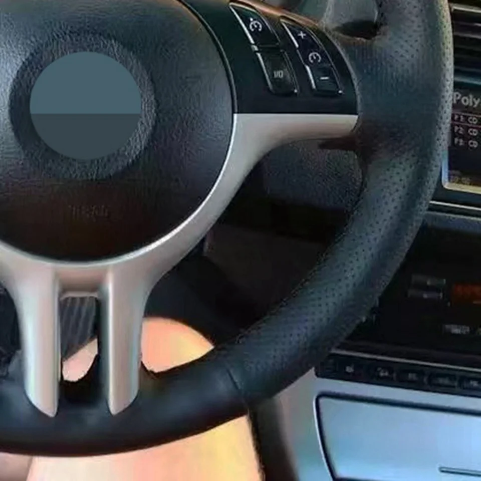 Car Steering Wheel Cover For Bmw 318i 325i X3 E39 X5 E46 E53 Z3 E36/7