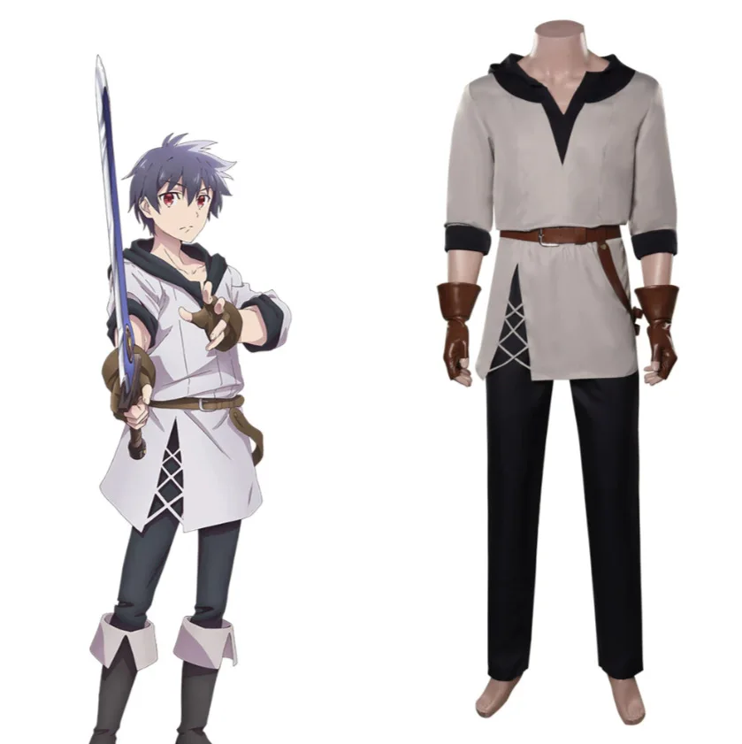 

Aldult Cosplay I'm Quitting Heroing Leo Demonheart Cos Clothing Sets Long Sleeve Anime Stage Show 5Pcs Halloween Party Suit