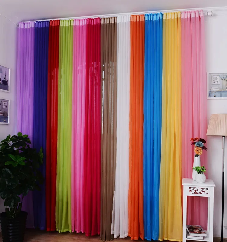 Curtains black and white drapes Sheer yam tulle Orange Tulle for ivory curtains green curtains wedding ceiling WP184C sheer curtains window curtains decor curtains light filtering curtains