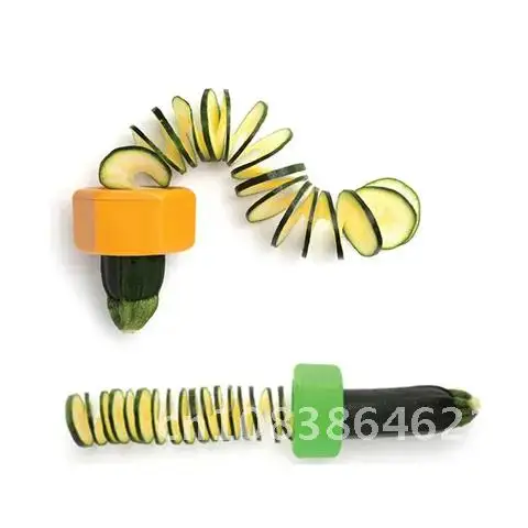 

Household Goods Creative Kitchen Fixture Spiral Knife Vegetable Cutter Cucumber Slicer Kitchen Gadgets Vegetables Slicer