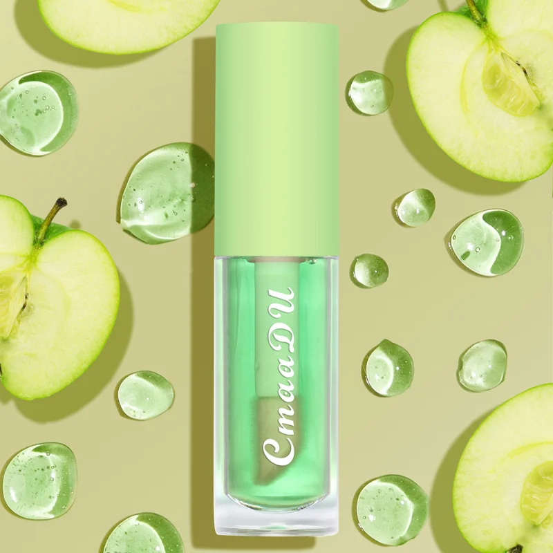Fruit Color Changing Lip Gloss Strawberry Cherry Lip Balm Natural Lasting Moisturizing Reduce Lines Jelly Plump Lips Care