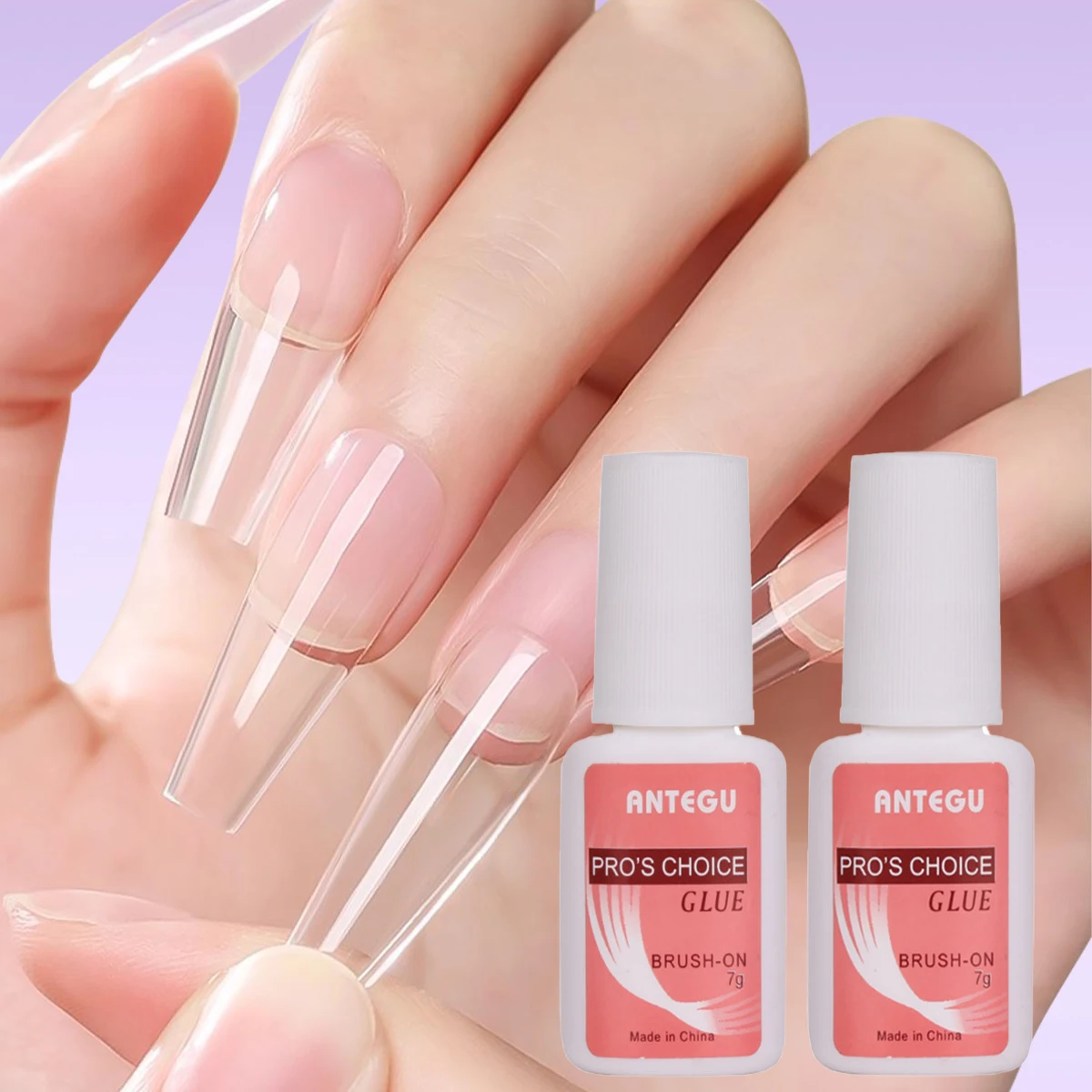 Nail Glue 7g/bottle Fast-dry Nail Glue Professional Nail Tip Bond Glue 1/5/10pcs for False Tips Long Lasting Tools