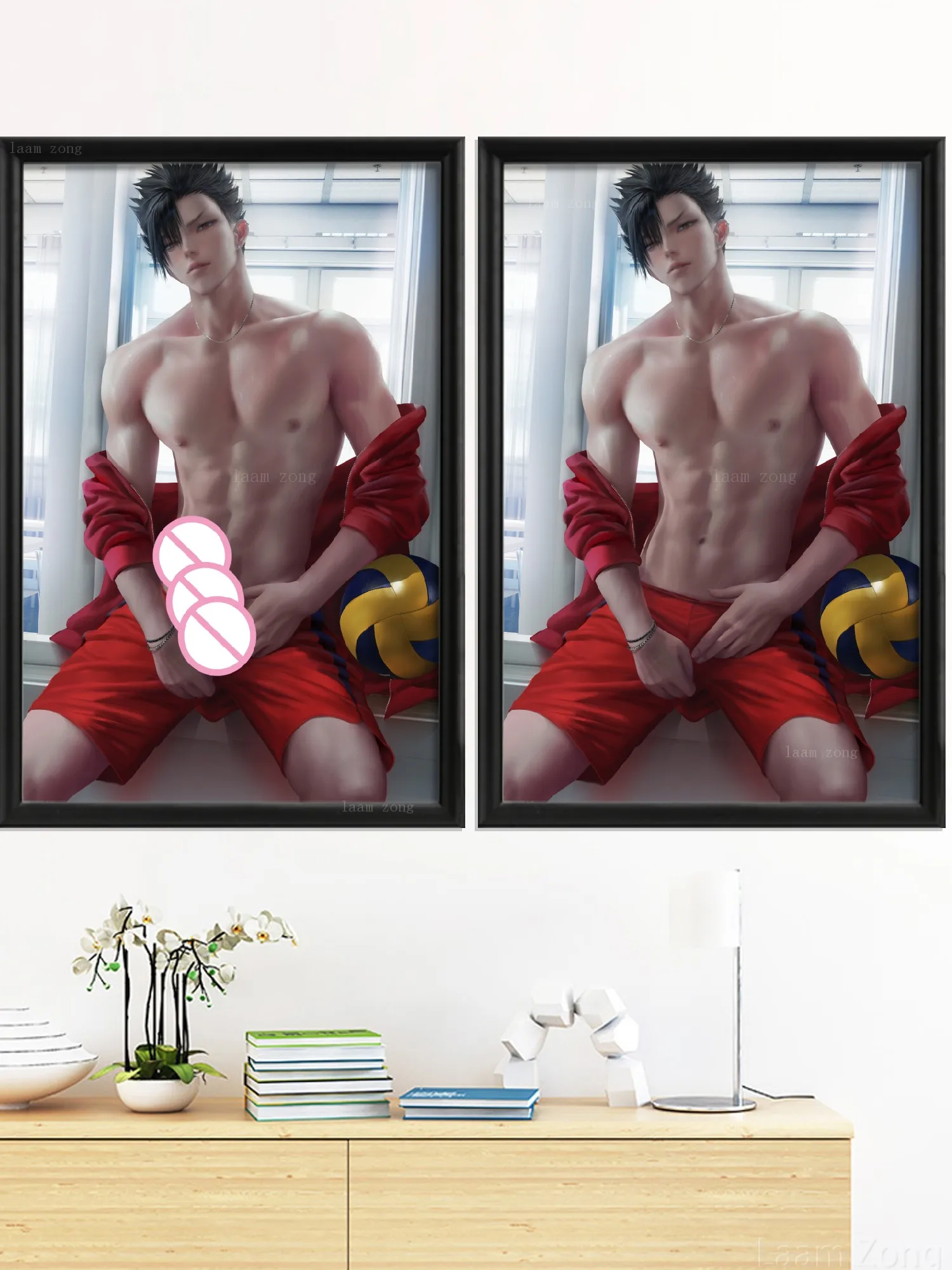 Makoto Anime, Sexy Male Nude Cartoon Tetsuro, Game Koushi, Art-Poster  Picture, Custom Prints, Home Decoration - AliExpress