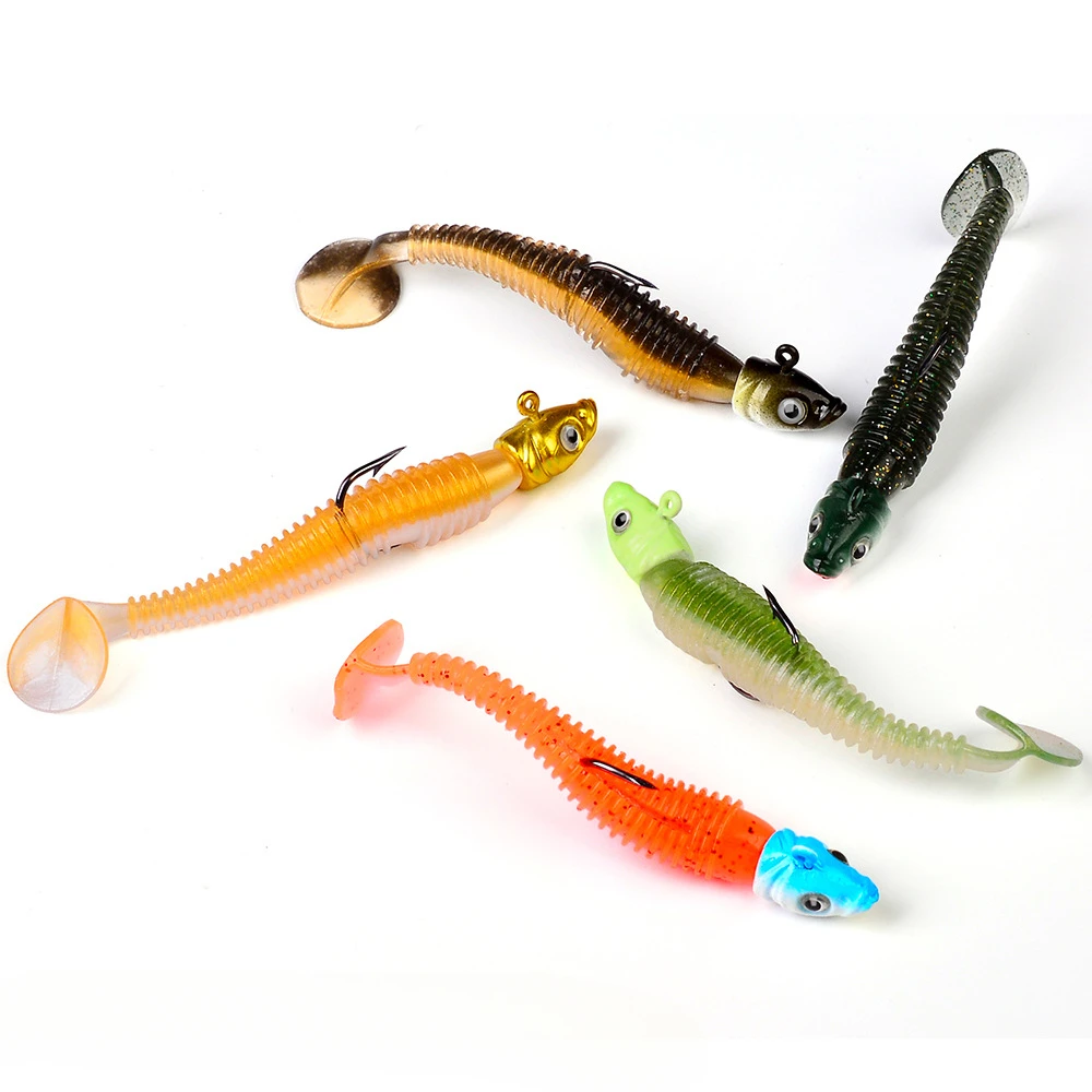 

5 шт., рыболовные крючки, 3 г, искусственная приманка