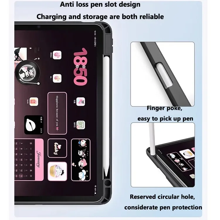 720° Rotating Tablet Keyboard Case with Enhanced Versatility
