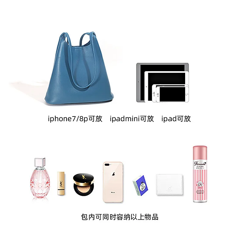 2024 New Women Leather Tote SHoulder Messenger Cross Body Large Capcity Purses And Handbags