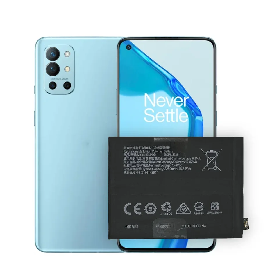 BLP801 Battery For Oneplus 8T 9R Pro 1+8T BLP 801 4500mAh KB2001