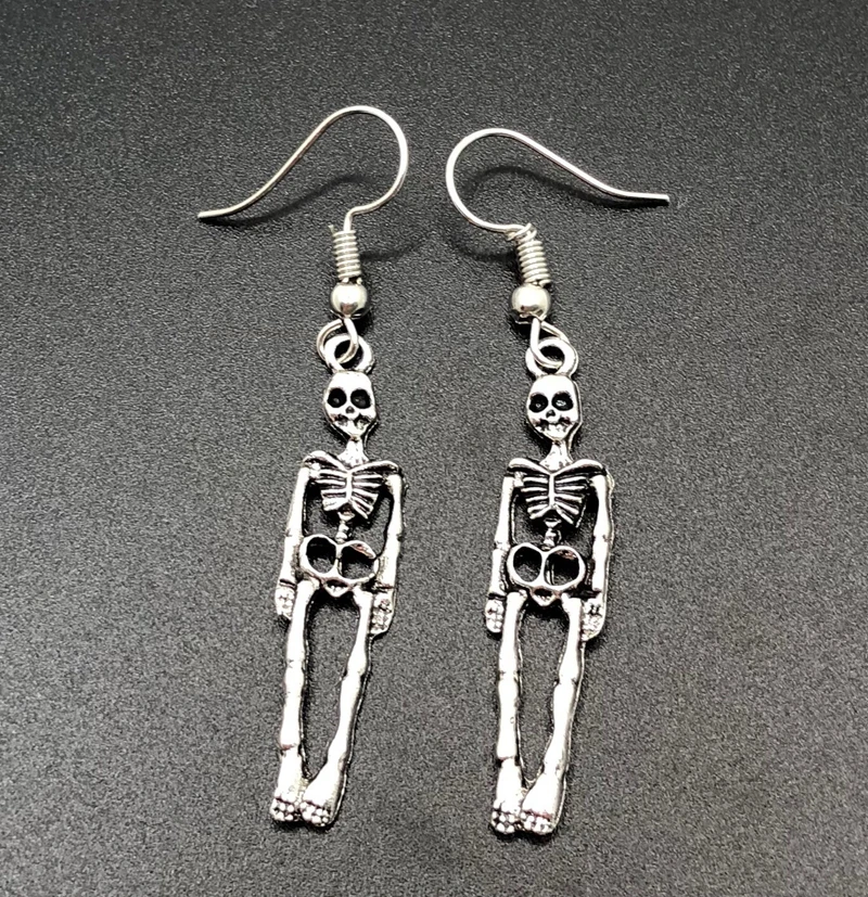 Halloween Vintage Skeleton Skull Dangle Earrings for Women Jewelry Party Gifts dangle earrings drop earrings long earrings