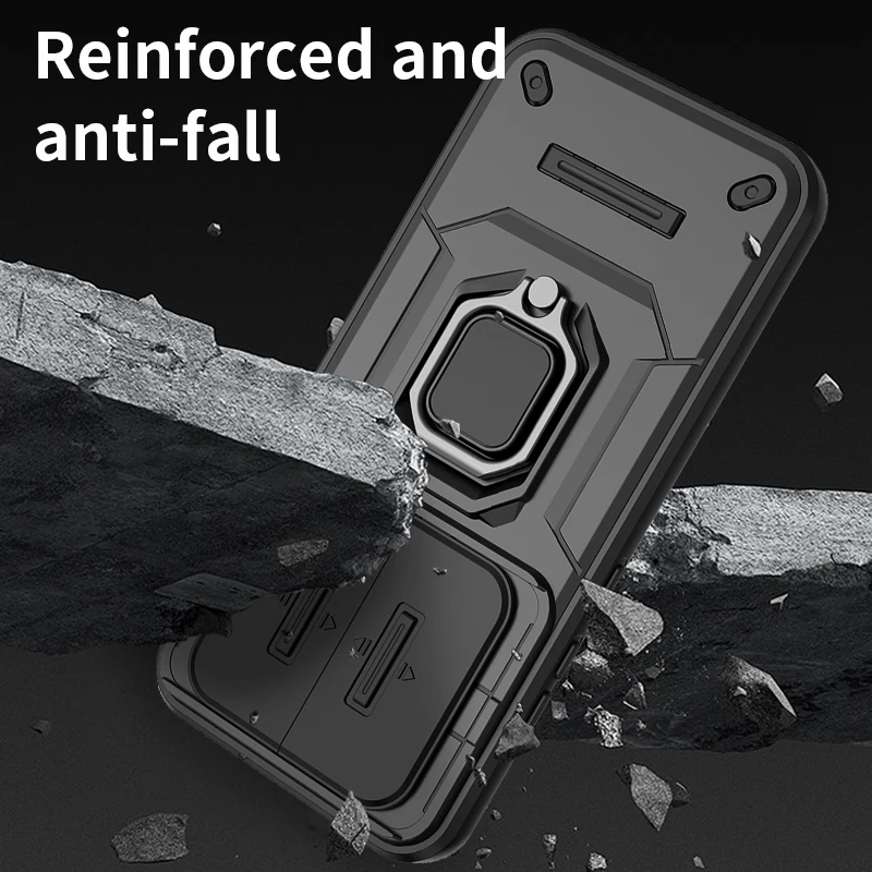 Armor Slide Camera Lens Protection Phone Case - Durable Phone Accessories