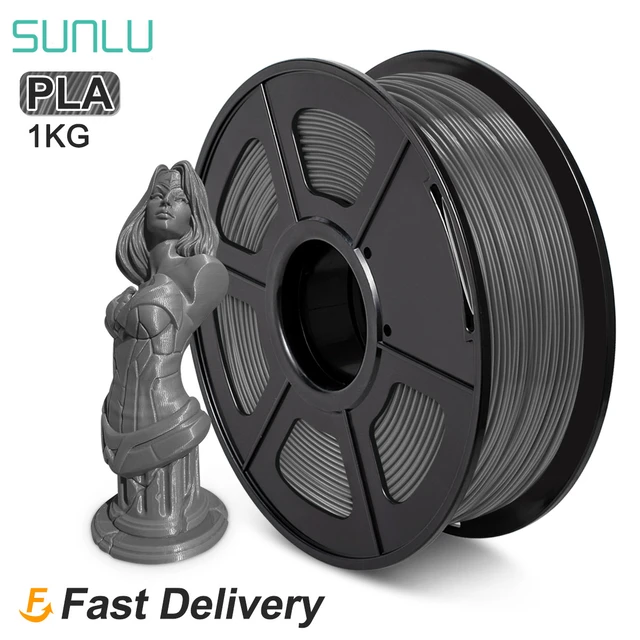 SUNLU PLA 3D Printer Filament 1.75mm 2.2 LBS 1KG Spool new 3D printing  material for