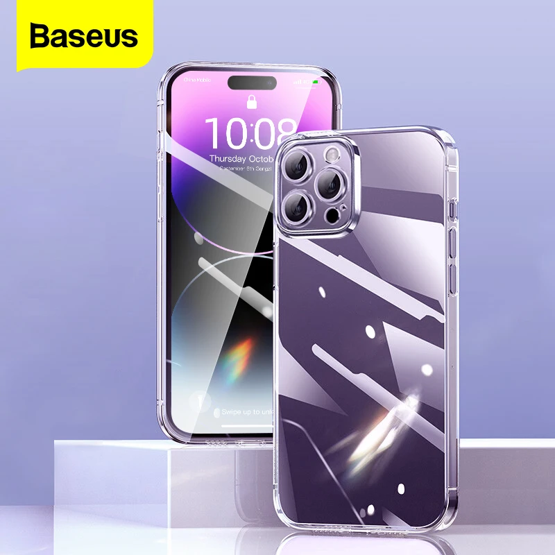 Baseus Phone Case For Iphone 14 Pro Max Transparent Shockproof