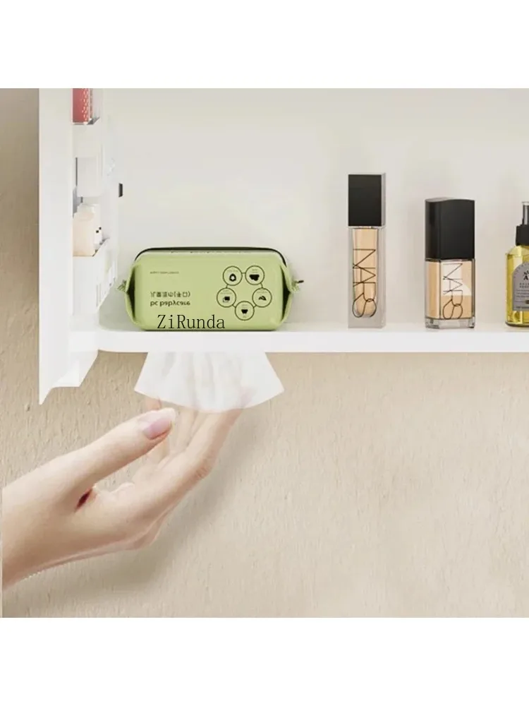 Simple and Stylish Bathroom Mirror Cabinet Wall Mounted Smart Beauty Mirror Cabinet Large Capacity Storage Home Furniture FYBC