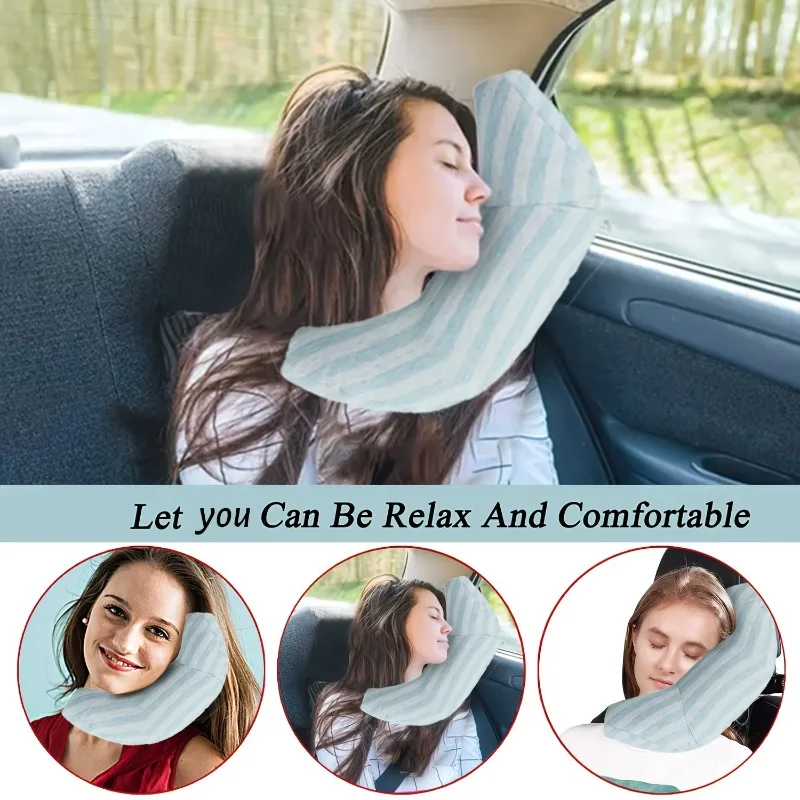 JAWSEU Baby Travel Pillow, U Shaped Baby Pillow Travel Pillow For Car