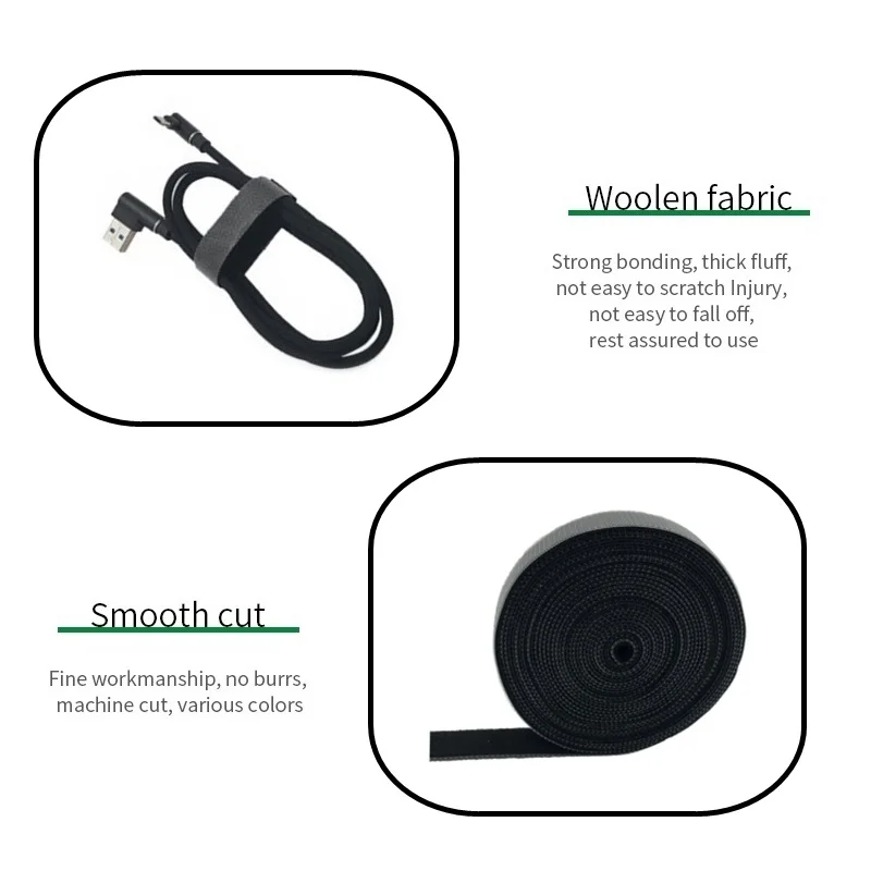 1-5m Cable Organizer Cable Management Wire Winder Tape Earphones Mouse Cord Management Ties Protector For iPhone Xiaomi Samsung