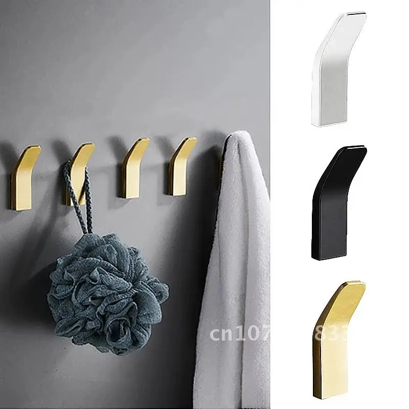 

Wall Hook Self-adhesive Clothes Bag Hanger for Bathroom Coat Towel Rustproof Keys Hanger Bath Accessories Kitchen Hardware